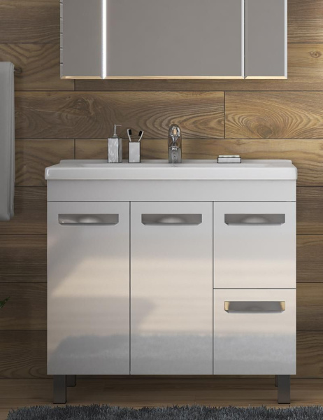 Тумба под раковину напольная VIGO Plaza tn.PLA.MIR.80.2D.2Y, 80 см