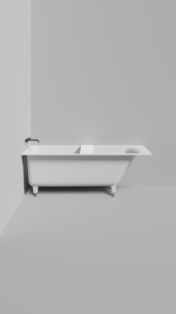 Полка для встраиваемой ванны Salini GABBIANO IN 680, белый, 1906203M