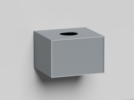 Подвесной модуль Salini Armonia 600x400 с вырезом под сифон, сталь, 27A.1.600.400.11.1