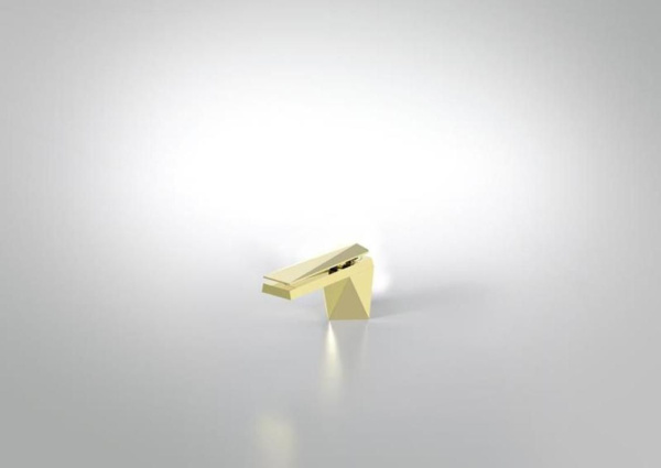 Смеситель для раковины Bravat DIAMOND F118102G-ENG, золото