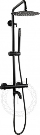 Душевая система FILARETE Roun FL2020 (Черный матовый)