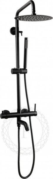 Душевая система FILARETE Roun FL2020 (Черный матовый)