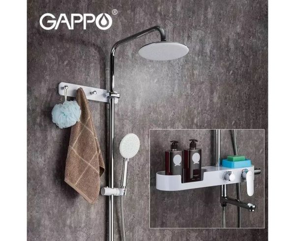 Душевая стойка со смесителем Gappo G2467