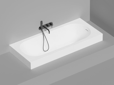 Ванна встраиваемая Salini ORNELLA KIT 180x80 покраска по RAL полностью, S-Stone, матовый 102422MF