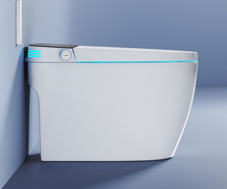 Унитаз EZIO Smart напольный с дистанционным управлением Ceruttispa CT11168 (680x400x470)