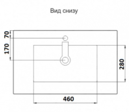 Раковина врезная CeramaLux 9070E