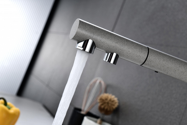 Смеситель для кухни Paulmark SERPENTINE Se213222-DG, графит