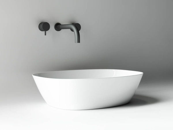 Умывальник чаша накладная овальная Ceramicanova Element 500*380*140мм, Белый, CN5005