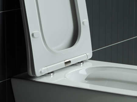 Подвесной унитаз Mono Rimless 350х360 белый