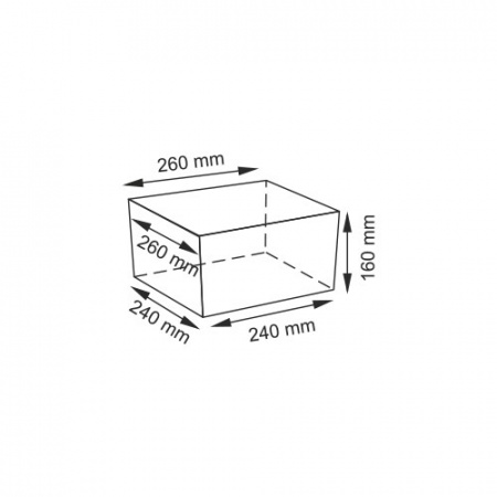 Плетеная корзина WasserKRAFT Dinkel WB-580-S