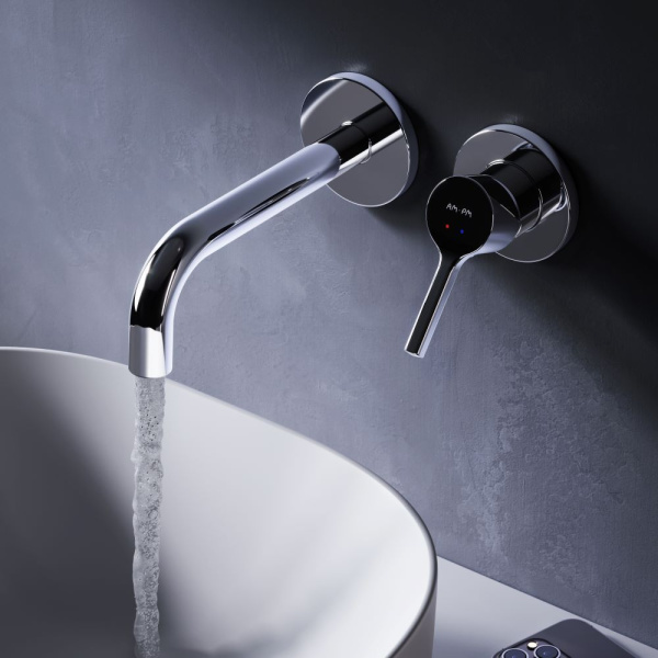F85B72600 X-Joy S Смеситель для умывальника AM.PM монтируемый в стену, хром