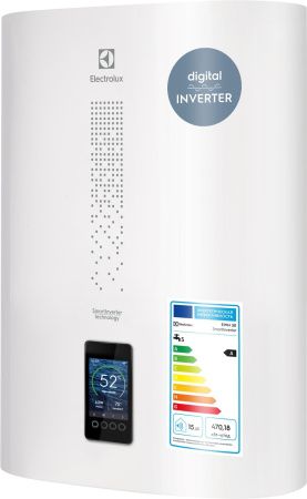 Водонагреватель накопительный Electrolux EWH 30 SmartInverter электрический, однофазный, НС-1237351 реверсивный, материал внутреннего бака нержавеющая сталь