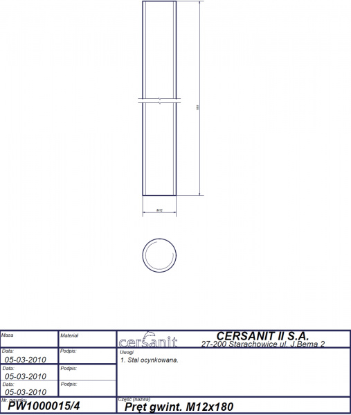 Ножки для акриловой ванны Cersanit ZP-SEPW1000006