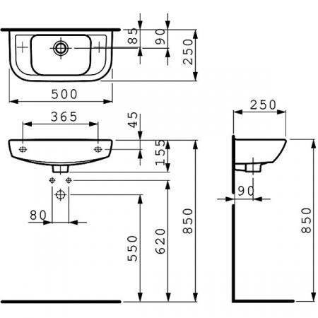 Раковина Laufen 8169570001051