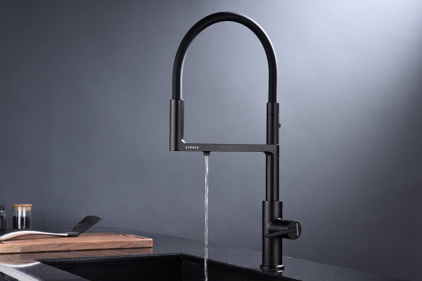 Смеситель для кухни Paulmark TORNADO To213402-401, антрацит