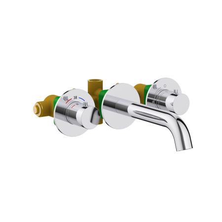Встраиваемый смеситель для раковины с термостатом TIMO Saona 2381/00SM, хром