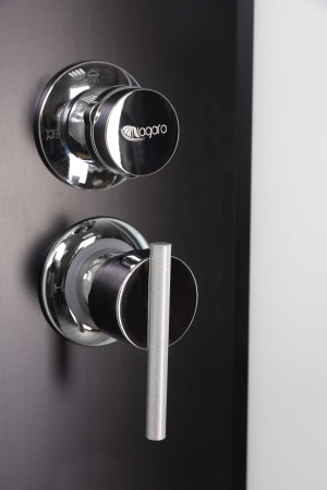 Душевая кабина Niagara Classic NG-2508-14BK (90х90х200) высокий поддон(40см),стекло тонированное