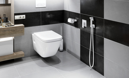 Гигиенический душ со смесителем TIMO Selene 2089/16SM, белый