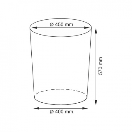 Плетеная корзина для белья с крышкой WasserKRAFT Еlbe WB-740-L