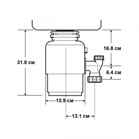 Измельчитель пищевых отходов InSinkErator 46-2 A/S