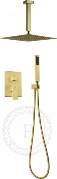 Душевая система скрытого монтажа FILARETE Fing FL1044 (Матовое золото)