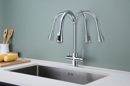 Смеситель для кухни Paulmark LANGE La214212-CR, хром