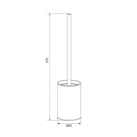 Ерш IDDIS 02 PETWTPOi47 белый матовый