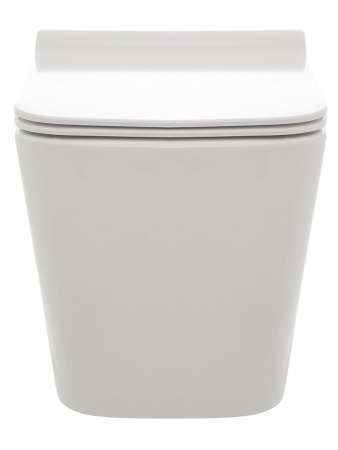 AQM2003 Унитаз подвесной с сиденьем SoftClose, технология смыва Rimless, скрытый крепеж. 530x365x360