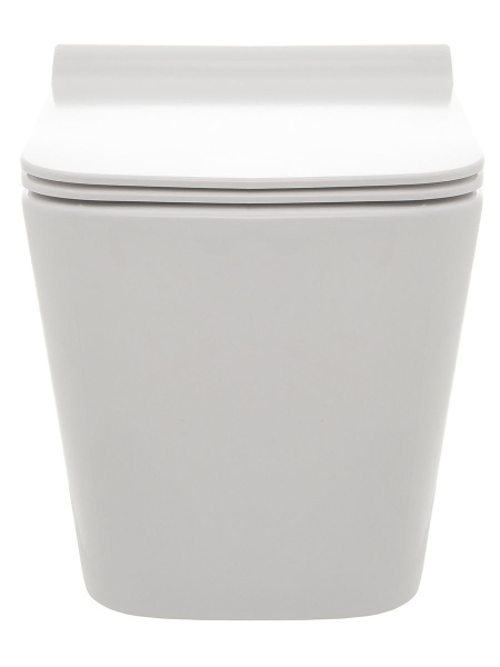 AQM2003 Унитаз подвесной с сиденьем SoftClose, технология смыва Rimless, скрытый крепеж. 530x365x360