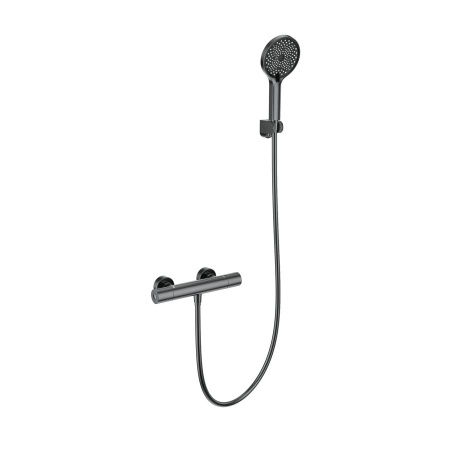 Смеситель для душа с термостатом WONZON & WOGHAND, Темный графит (WW-B3013-A-BGG)