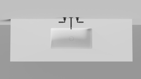 Раковина столешница Salini ONDA PLUS 72, белый, 14022031MN