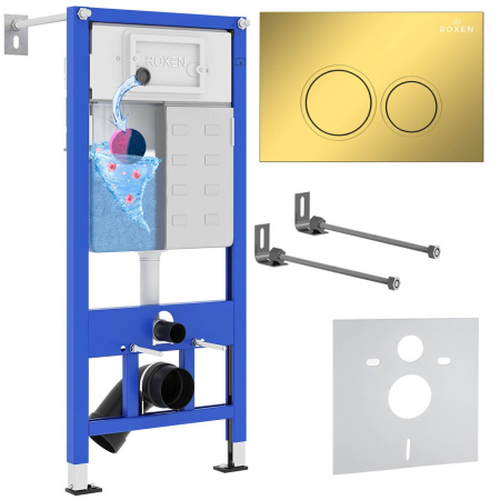Комплект 4 в 1 Roxen StounFix Slim 968001 (состоит из: 710200, Santi 410260G)