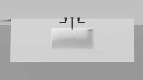 Раковина столешница Salini ONDA PLUS 72, белый, 14022031MN