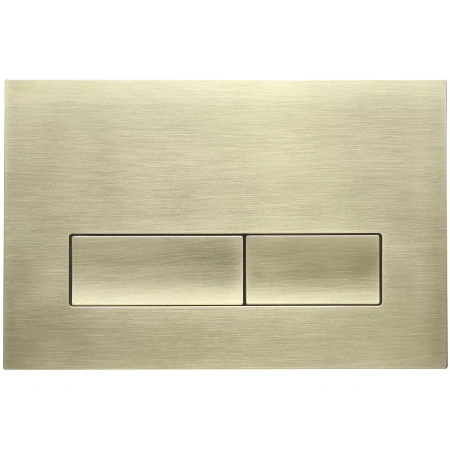 Кнопка смыва Veconi FLUSH V1, FLV1-G, 240х162х9, пластик, золото брашинг