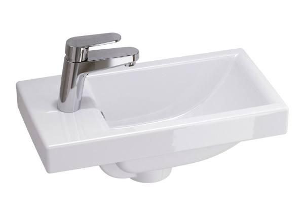 Раковина из сантехнического фарфора Taliente 40 см P-UM-COM40/1 мебельная цвет белый