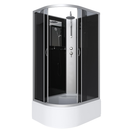 Душевая кабина Niagara Classic NG-2510-14RBKT (120х80х210) высокий поддон(40см),стекло тонированное