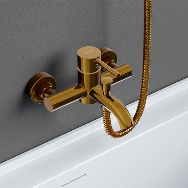 361000600 Scandinavian Pure, Смеситель для ванны и душа AM.PM, золото