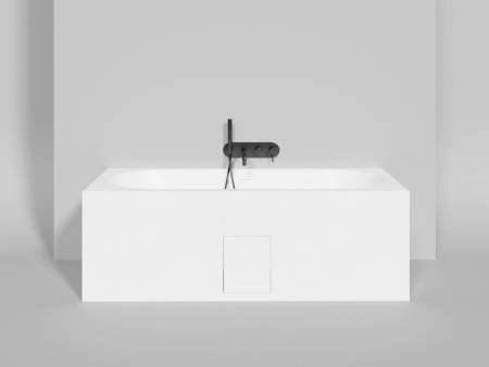 Ванна встраиваемая Salini ORNELLA AXIS KIT 170x75 покраска по RAL полностью, S-Stone, матовый 103523MF