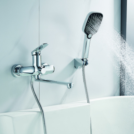 Смеситель для ванны Shevanik S8502, хром
