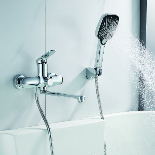 Смеситель для ванны Shevanik S8502, хром