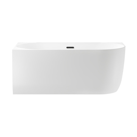 Акриловая ванна в наборе 4 в 1: пристенная ванна (левый разворот), каркас, экран, слив-перелив Wellsee Belle Spa 235701003