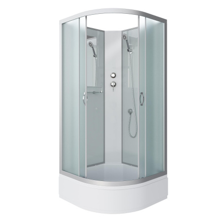 Душевая кабина Niagara Classic NG-3302-14BK (100х100х200) средний поддон(26см),стекло матовое