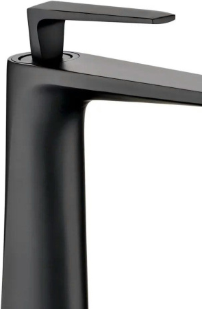 Cмеситель для раковины Высокий Grocenberg GB3025 Черный матовый