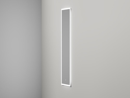 Зеркало для ванной Salini ARMONIA прямоугольное с двойной LED подсветкой 450*900*25 мм 27MA.01.450.900