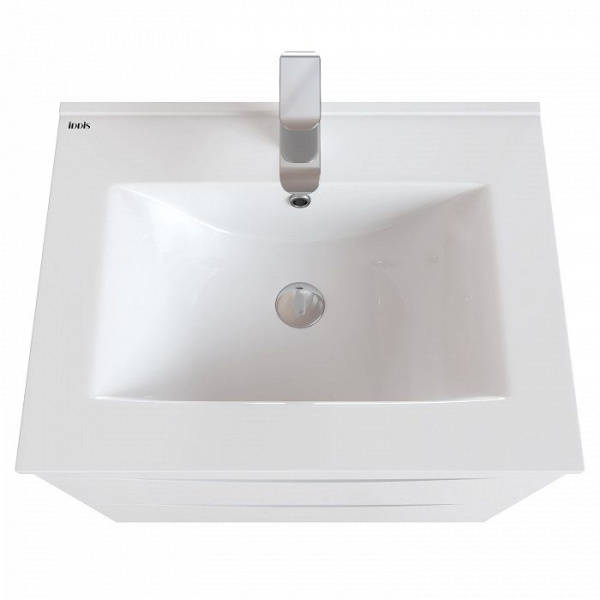Тумба с раковиной IDDIS Cloud 60 подвесная белая (CLO60W0i95K)