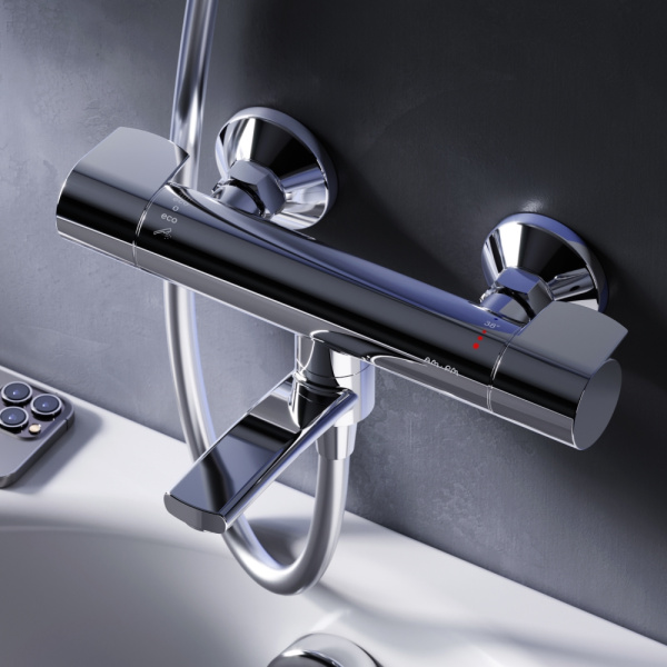 F85A50000 X-Joy, Смеситель для ванны и душа AM.PM с ТМС, хром