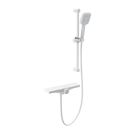 Смеситель для ванны с душем и термостатом WONZON & WOGHAND, Белый матовый (WW-B2551-A-MW)