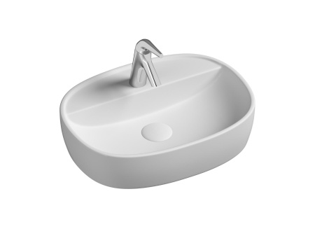 Умывальник накладной Ceramicanova Element 500*380*120мм, Белый, CN6036