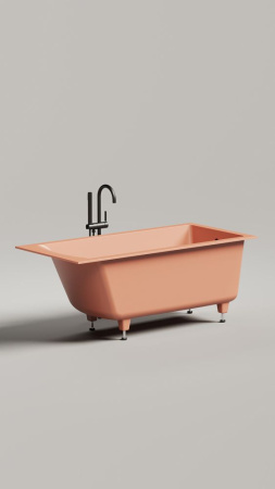 Ванна встраиваемая Salini CASCATA 150x70, S-Sense, глянцевый белый 105011G