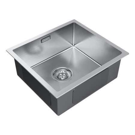 Мойка Paulmark ALLER 44 UNI PM904444-BS 440х440х200 мм, нержавеющая сталь AISI 304, нержавеющая сталь